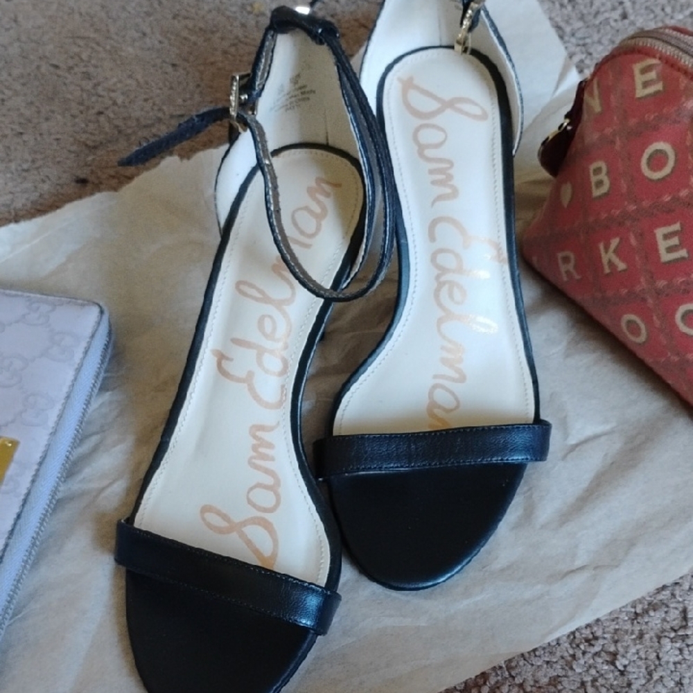 Sam Edelman Black Strappy Sandals
